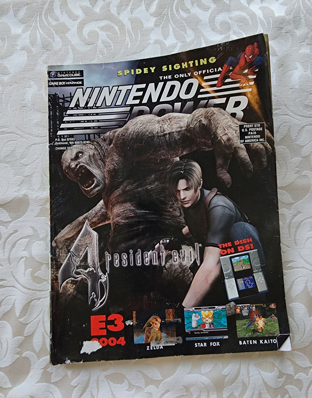 Nintendo Power July 2004 Issue 189 E3 2004 Spider-Man 2, Resident Evil 4